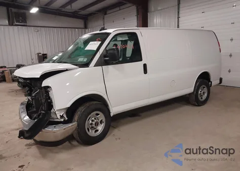 2021 GMC Savana Cargo Rwd 2500 Regular Wheelbase Work Van z USA, uszkodzony, nr VIN 1GTW7AF70M1253447